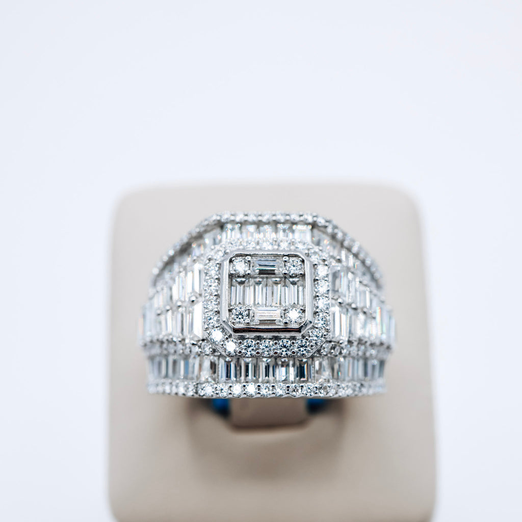 Baguette 4.78CTW Moissanite Ring