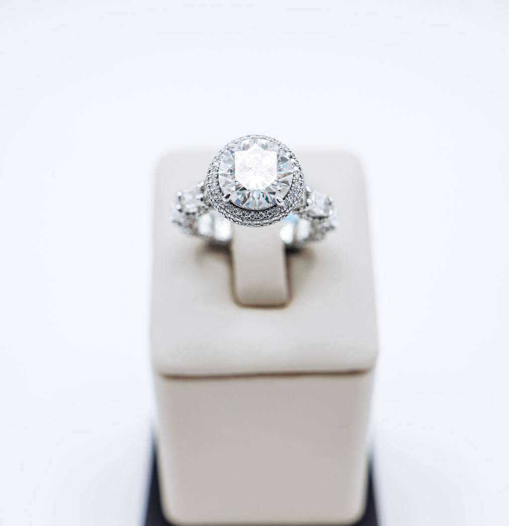 Ladies 10.43CTW Moissanite Ring