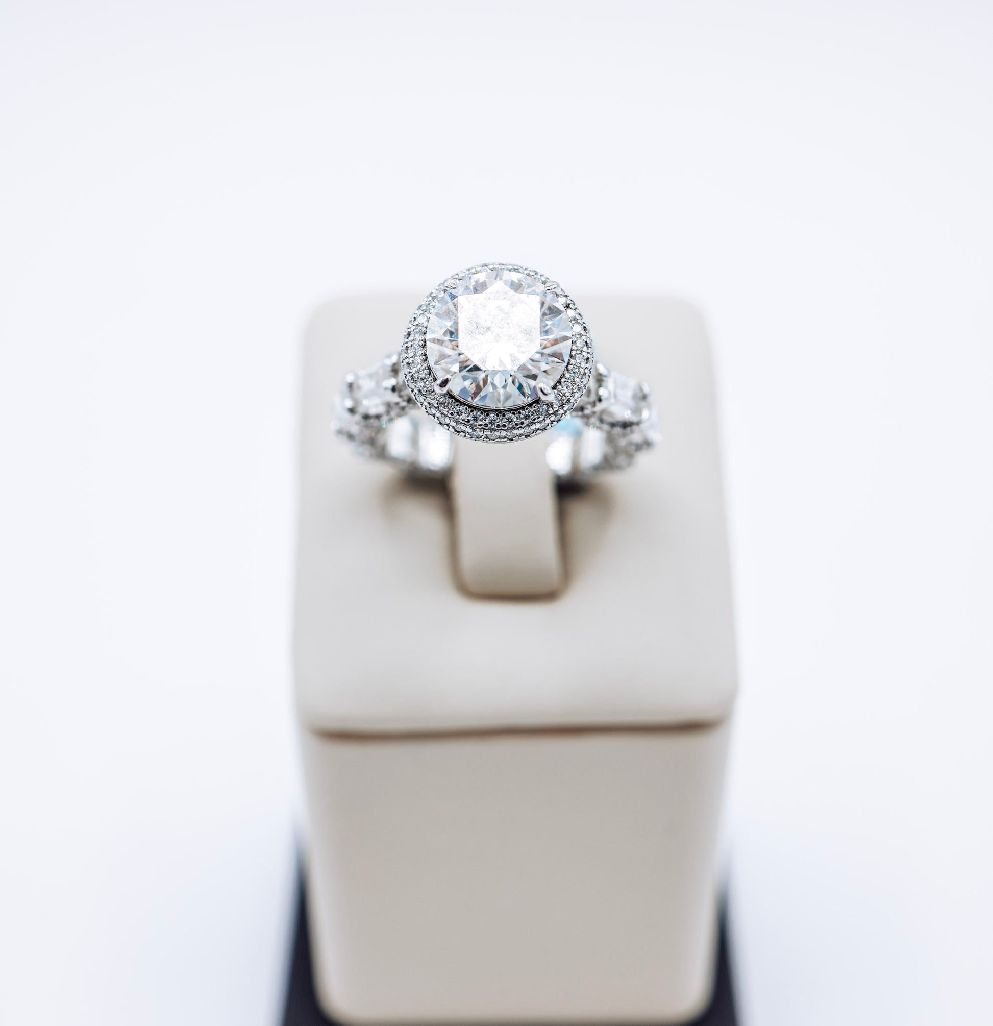 Ladies 10.43CTW Moissanite Ring