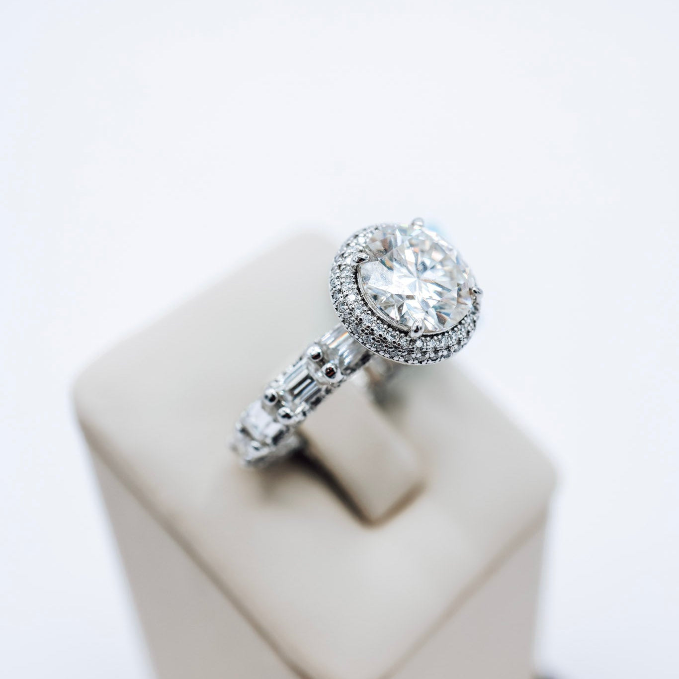 Ladies 10.43CTW Moissanite Ring