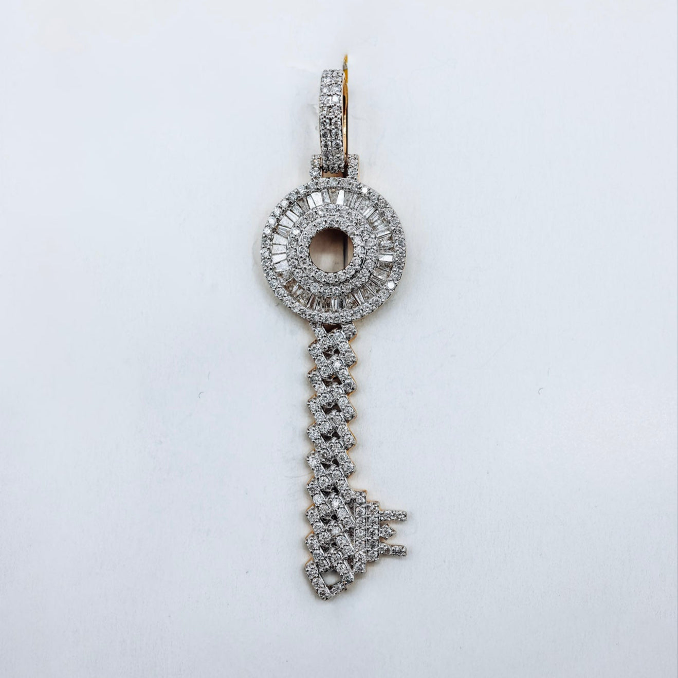 10K Key 2.40CTW Diamond Charm