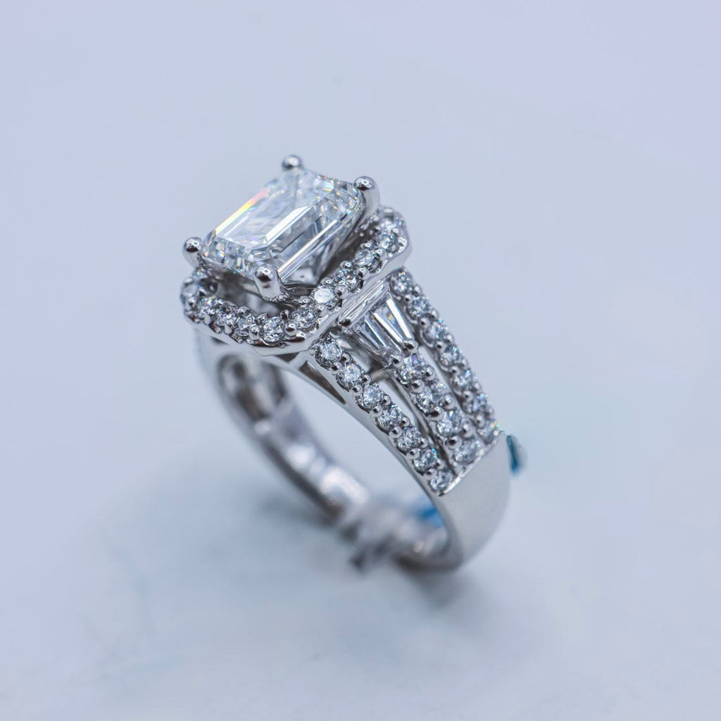 14K 3.01CT Lab Diamond Certified Ladies Ring
