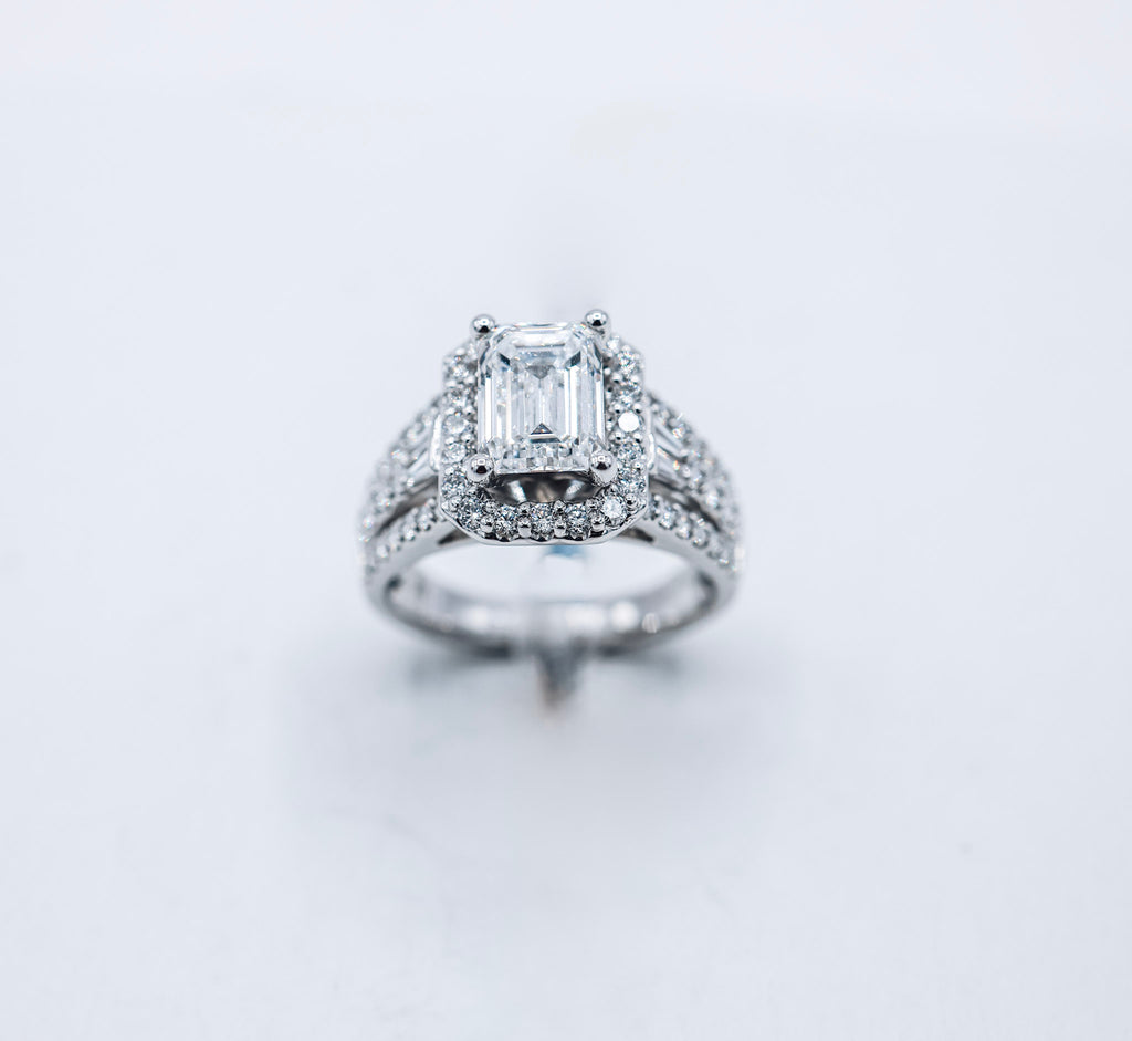 14K 3.01CT Lab Diamond Certified Ladies Ring