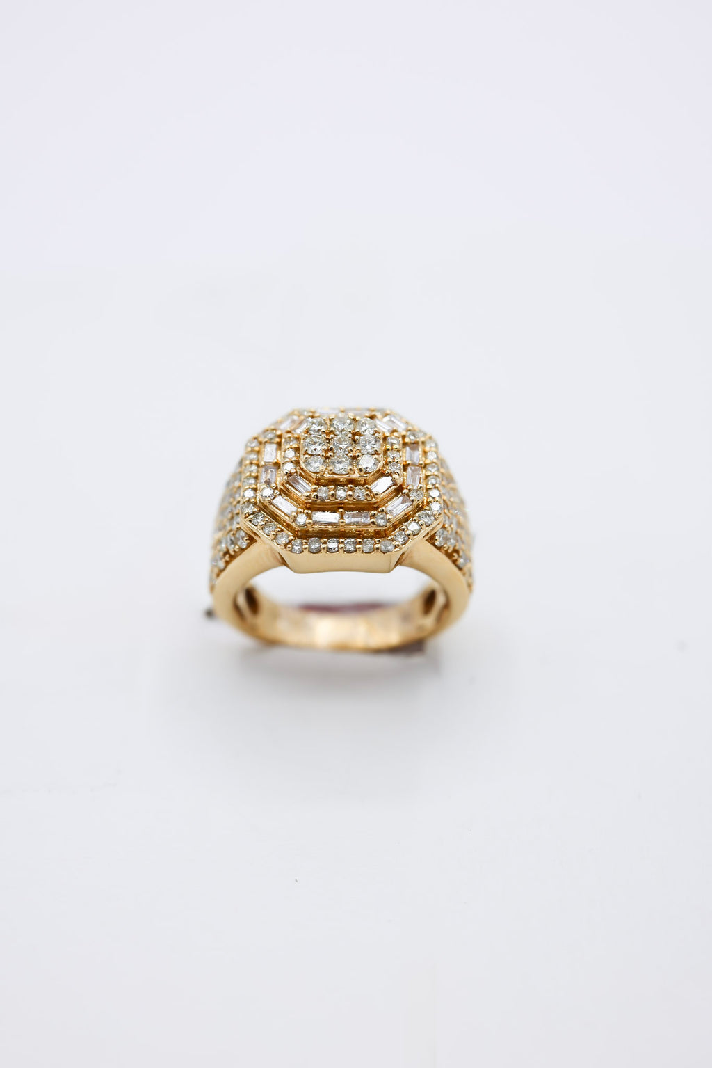 10K 2.49CTW Mens Diamond Ring