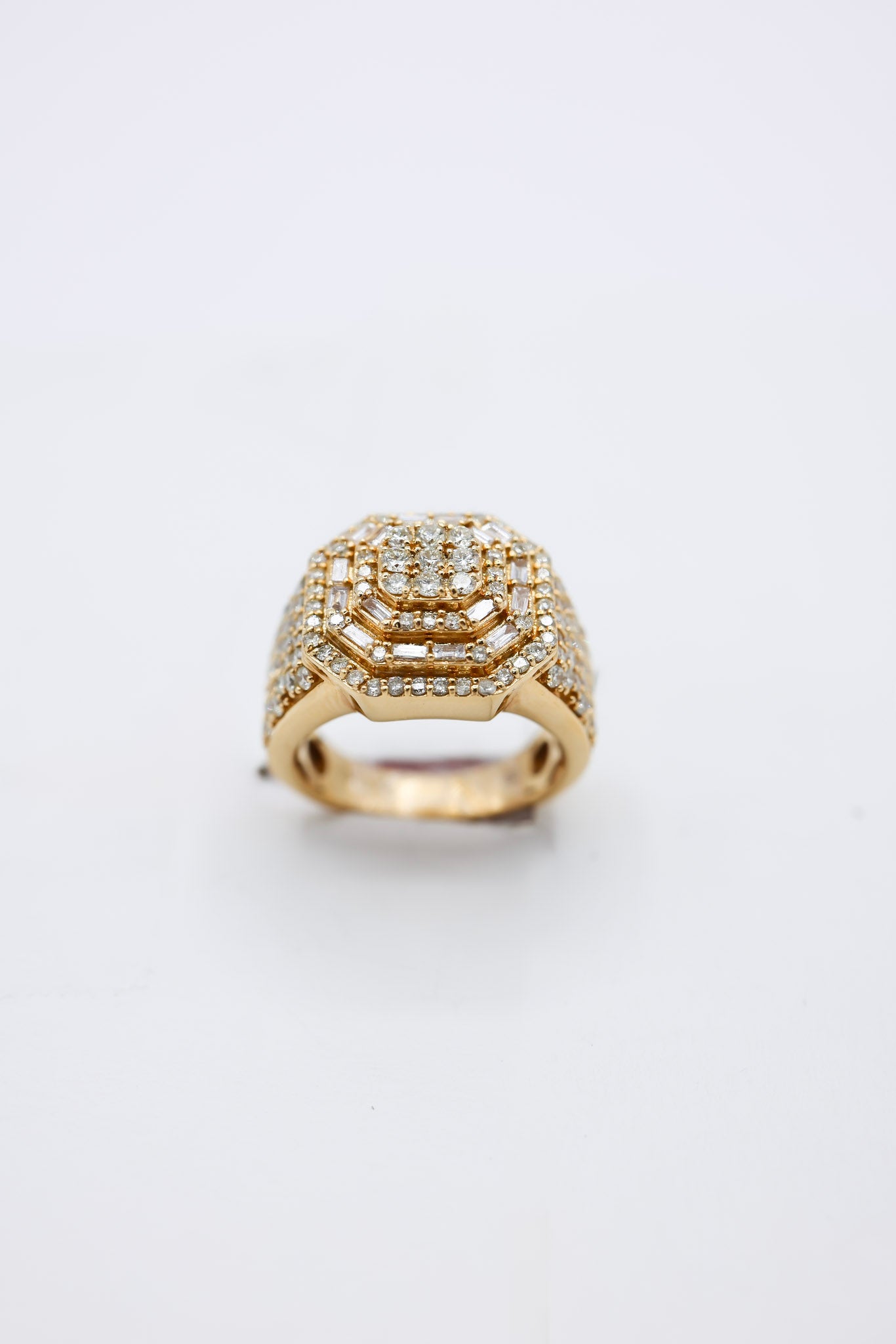 10K 2.49CTW Mens Diamond Ring