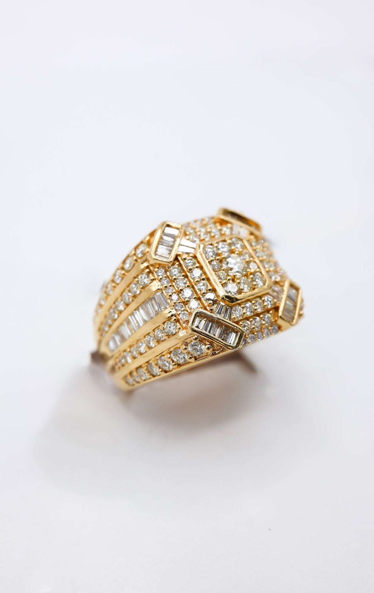 10K 2.91 CTW Mens Diamond Ring