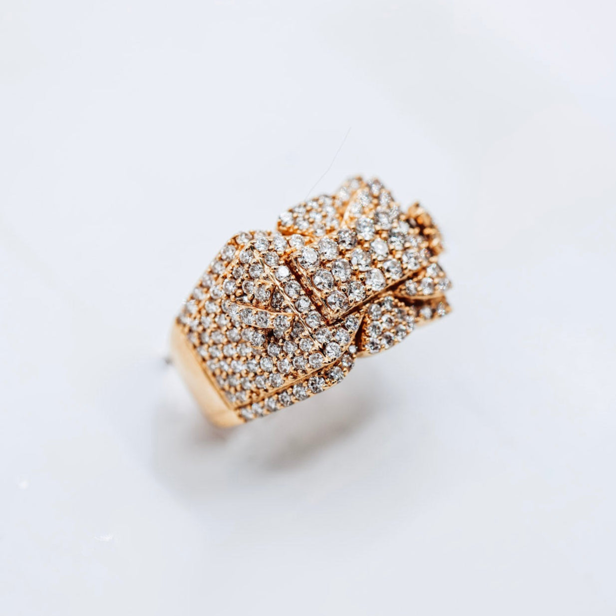 10K 2.56CTW Men Diamond Ring