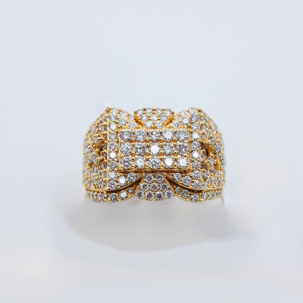 10K 2.56CTW Men Diamond Ring