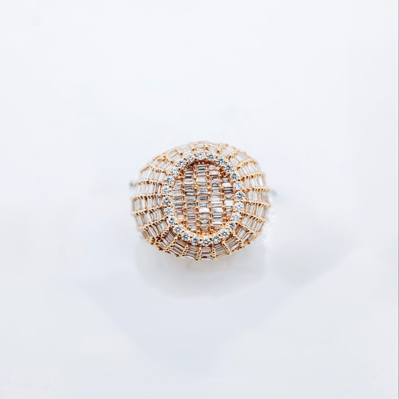 10K 3.61CTW Mens Diamond Ring