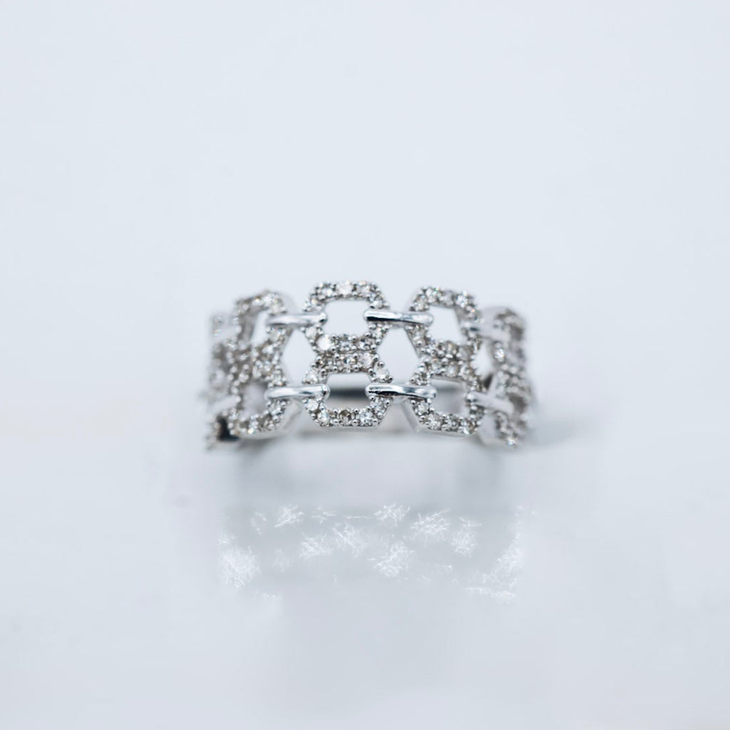 14K 0.51 CTW Ladies Link Ring